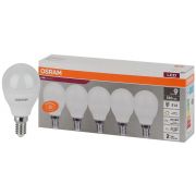 Лампа светодиодная LED Value LVCLP60 7SW/830 7Вт шар матовая E14 230В 2х5 RU (уп.5шт) OSRAM 4058075578104