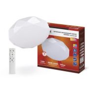 Светильник светодиодный COMFORT DIAMOND 120Вт 230В 3000-6500К 9600лм 500х80мм с пультом ДУ IN HOME 4690612035055