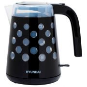 Чайник HYK-G2012 1.7л. 2200Вт (пластик) черн./прозр. HYUNDAI 1433126