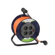 Удлинитель на пластик. катушке 4х40м с заземл. 16А IP20 RPx-4es-3х1.5-40m ПВС 3х1.5 Эра Б0046836